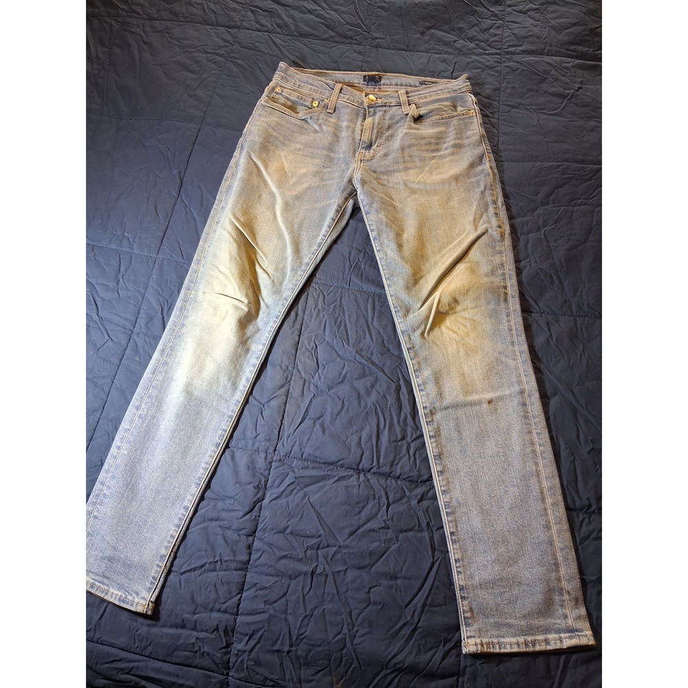 J.Crew Flex Slim Fit Light Wash Denim Jeans Mens 29x30 Blue Stretch Casual